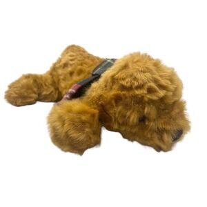 Nutmeg Gund Dog Stuffed Plush Animal Puppy Furry Golden Retriever Brown 11" RARE